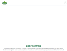 Tablet Screenshot of corpocampo.com